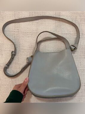 Madewell The Sydney Crossbody Bag Purse Dusty Pool Blue